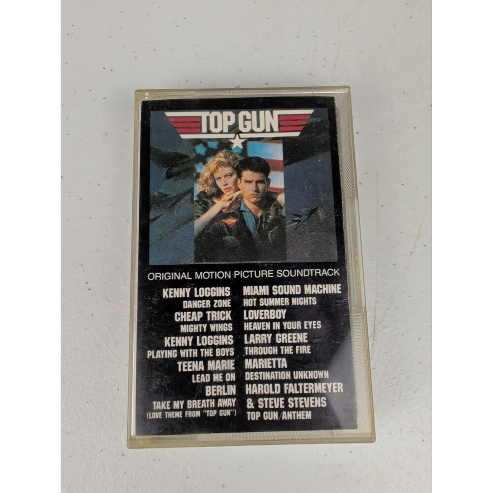 CBS Vintage 1986 Top Gun Original Motion Picture Soundtrack Cassette Tape Tested